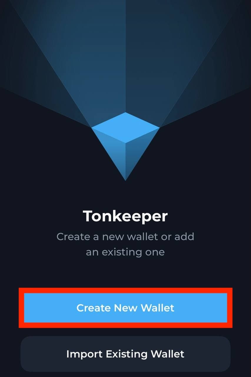 Create a wallet